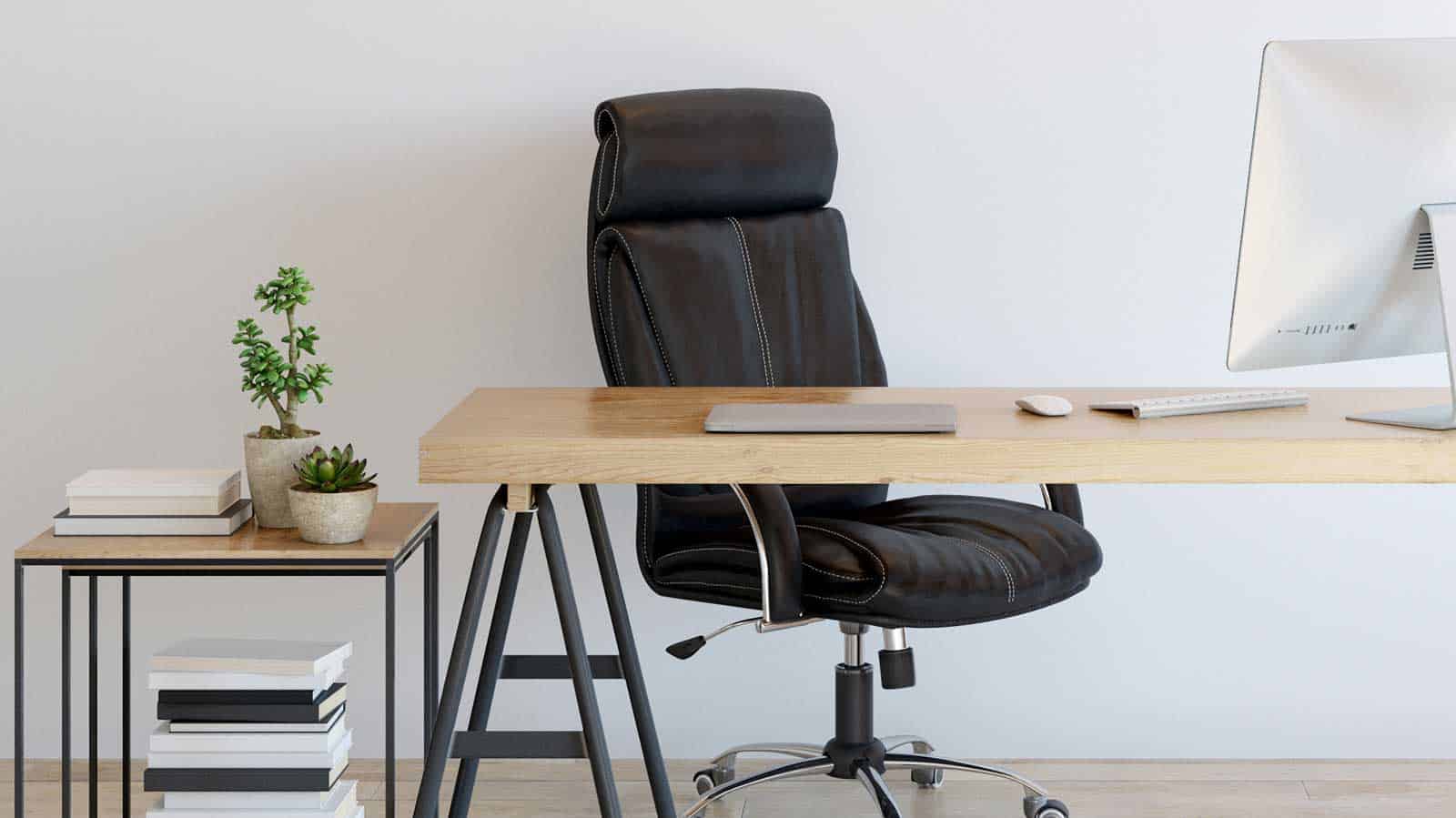 What is the standard office chair height?