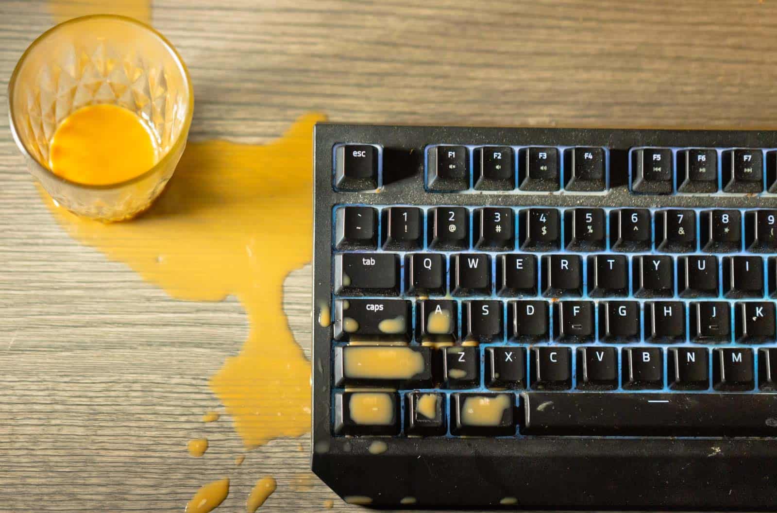 You Can Break Your Mechanical Keyboard By Spilling Something On It