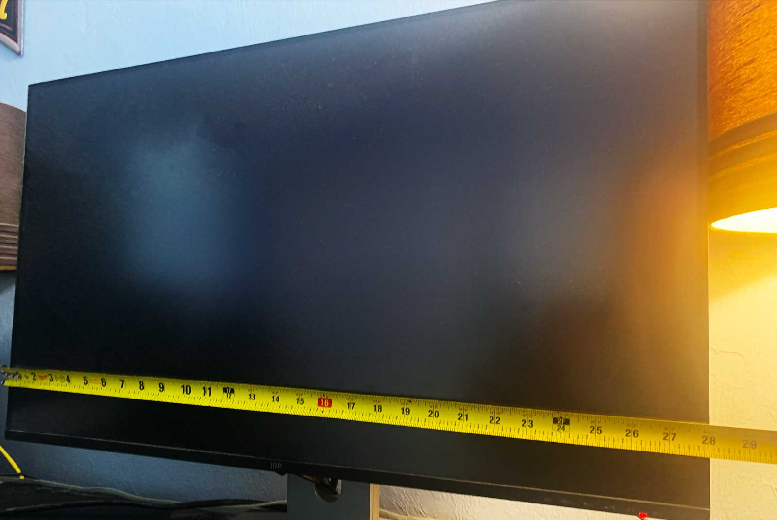 Measure the width of your monitor